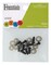 Essentials By Leisure Arts Eyes Solid With Washer Black, 6Mm, 10 Pieces Googly Eyes, Google Eyes For Crafts, Big Googly For Crafts, Wiggle Eyes, Craft
